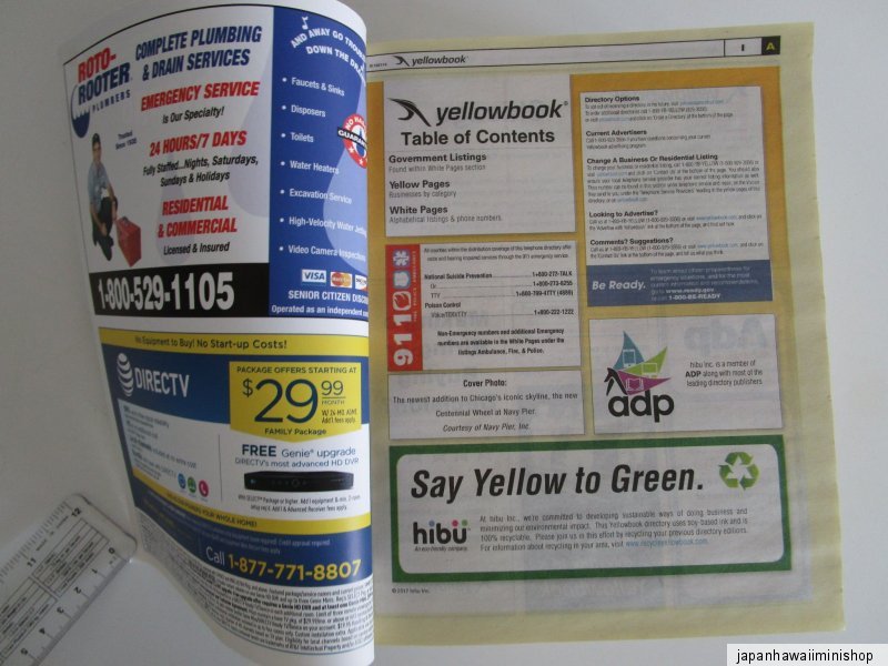 yellow pages residential phone book