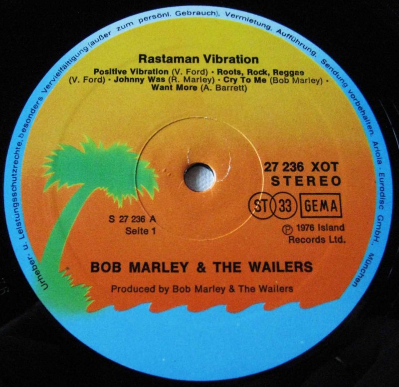 Bob Marley And The Wailers - Rastaman Vibration - Amazon