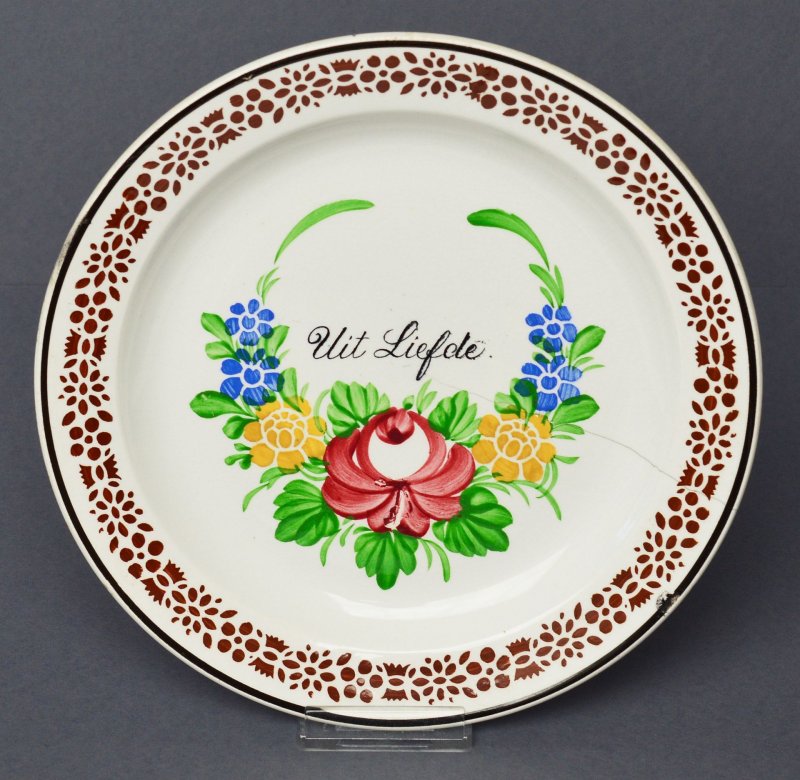 Villeroy & Boch Wallerfangen 3 Teller mit Spruch auf Holländisch um