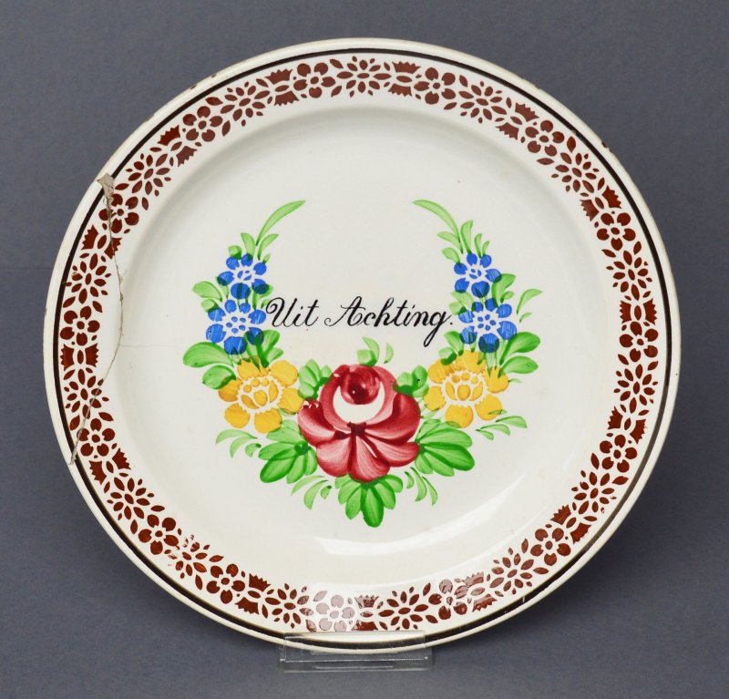 Villeroy & Boch Wallerfangen 3 Teller mit Spruch auf Holländisch um