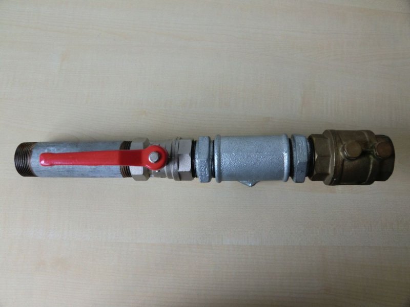 Pumpenstock mit Rückschlagventil 1 ¼“ / Schwengelpumpe Hauswasserwerk