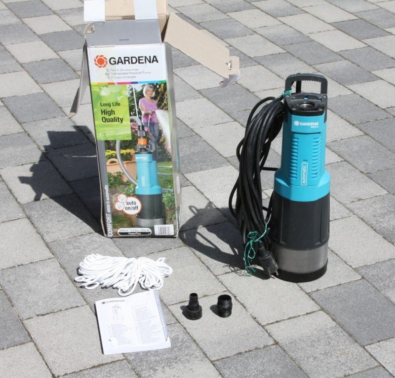 Gardena Comfort 6000/5 Automatic Tauchpumpe Tauchdruckpumpe Gartenpumpe ...