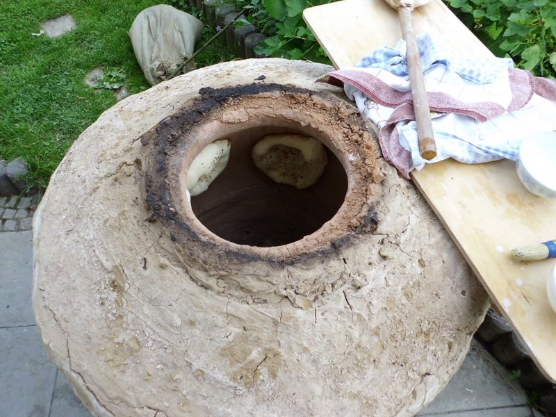 Tandur Tandir Tandyr Тандыр Ofen Lavas Tandoor Schaschlik Holzbackofen
