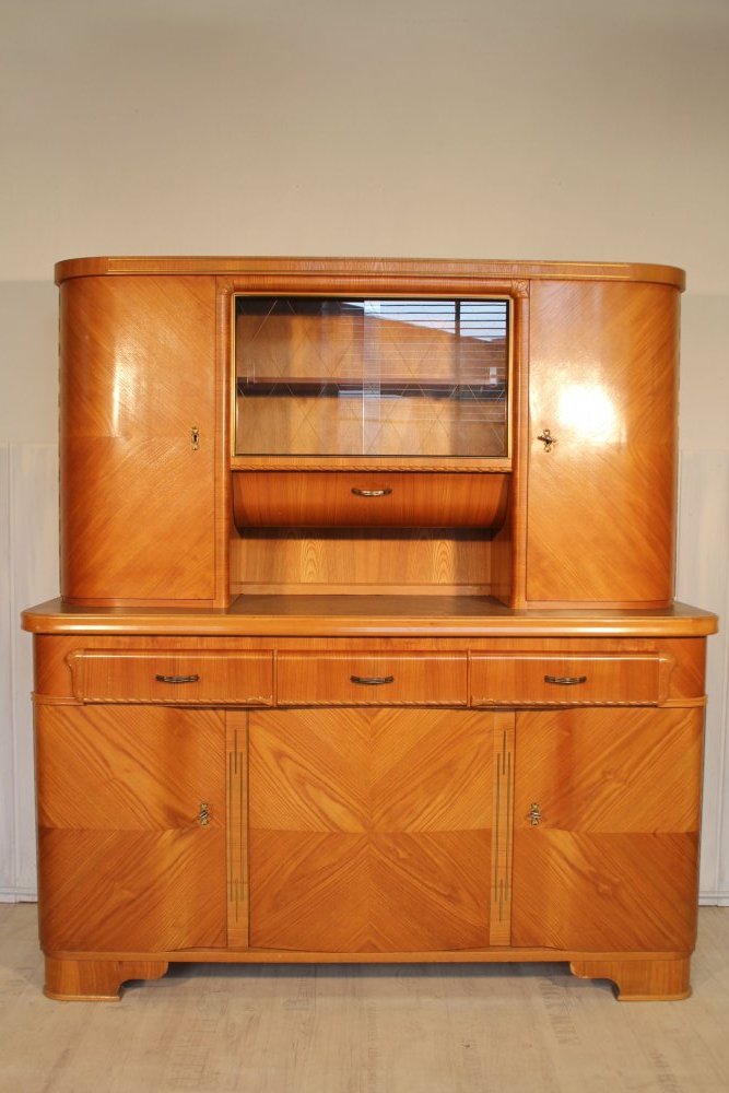 Mid Century 50s Küchenschrank Küchenbuffet Anrichte Esche 50er 60er