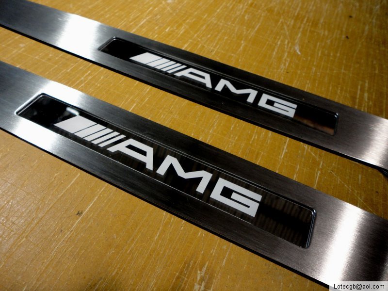 Mercedes Benz SL R230 2 Pc AMG Illuminated Sill Plates