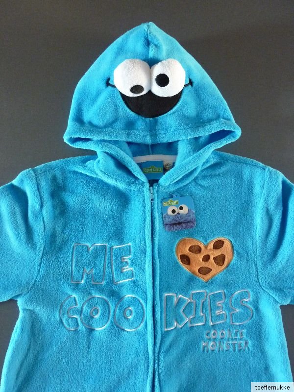 NEU PRIMARK KRÜMELMONSTER KOSTÜM SESAMSTRASSE OVERALL JUMPSUIT