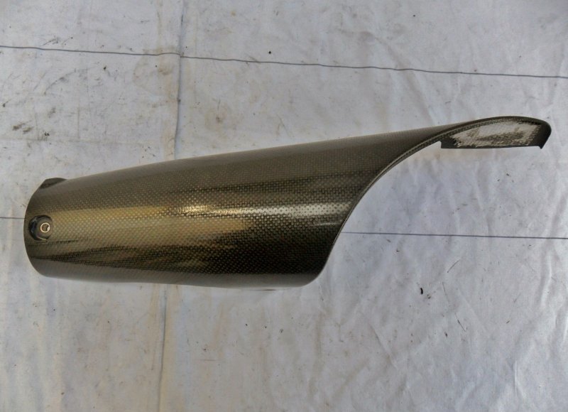 Carbon Auspuff Verkleidung Blende Yamaha MT 01 Hitzeschild Abdeckung fairing