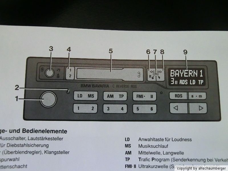 Bmw bavaria c reverse rds bedienungsanleitung #3