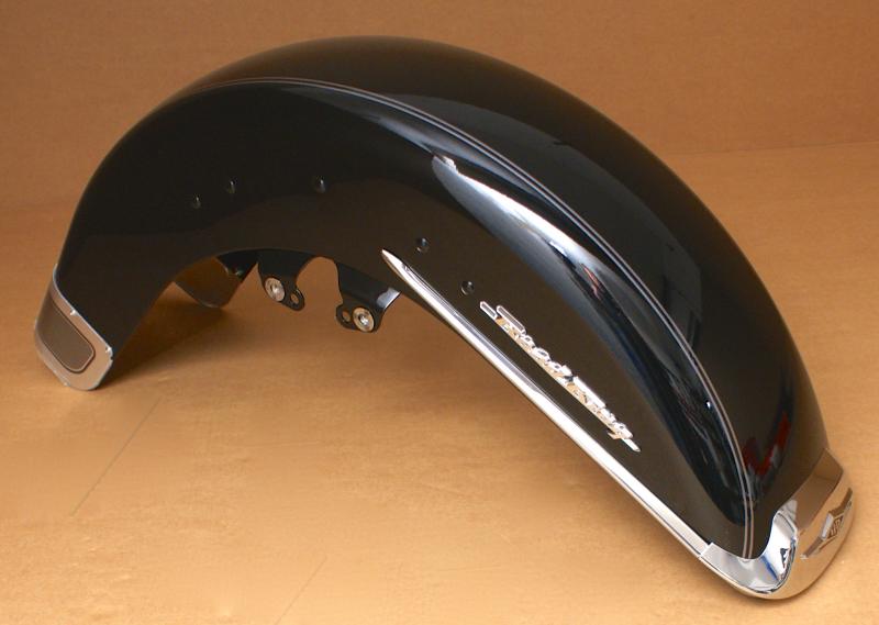 HARLEY ORIGINAL TOURING FRONT FENDER SCHUTZBLECH EMBLEME TIP TRIM ROAD