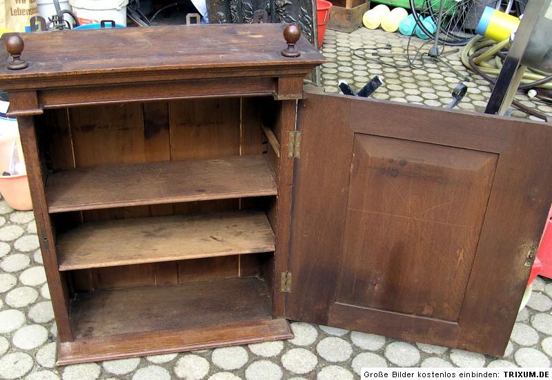 Alter Apothekerschrank Wandschrank Holz massiv | eBay