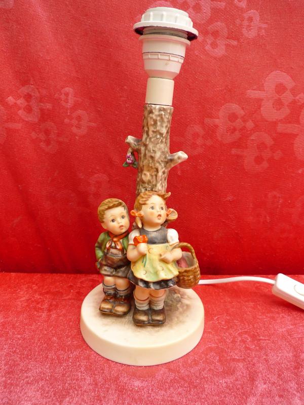 beautiful,antique Lamp__Hummel Figurine__Nr. 223__Table lamp__bumblebee_