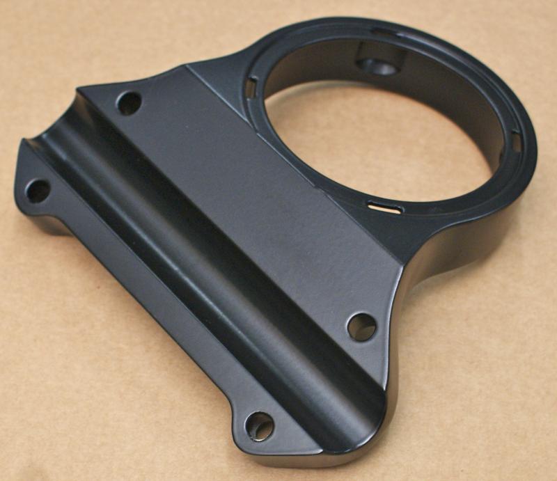 HARLEY SPEEDO SPEEDOMETER GAUGE MOUNT RISER HANDLEBAR BRACKET SPRINGER