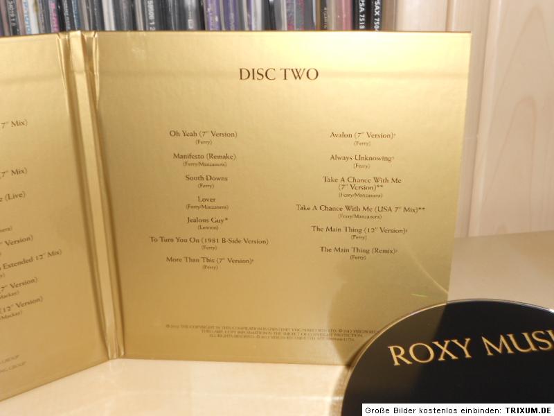 ROXY MUSIC * Singles B-Sides And Alternative Mixes * Rare 2 CD Set Of ...