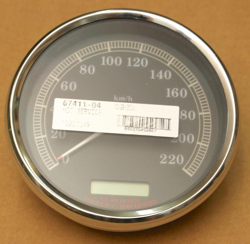 HARLEY ORIGINAL TACHO SPEEDOMETER KM/H ELEKTRONISCH SOFTAIL ROAD KING
