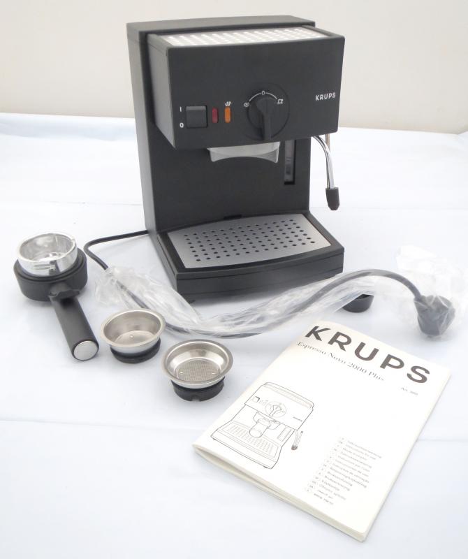 KRUPS Novo 2000 Plus Espressomaschine / Kaffeemaschine Siebträger NEU