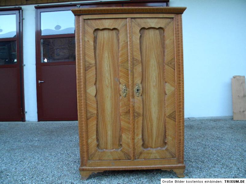 1860 BIEDERMEIER SCHRANK Weichholz Lasur Österreich Kleiderschrank