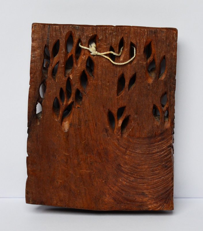 Relief Holz geschnitzt feine Handarbeit wohl Thailand Asien Asiatika 23