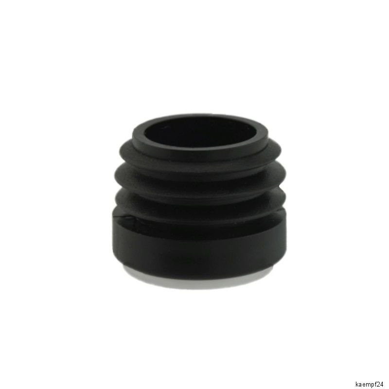 Ø 20mm Farbe:Schwarz  Material:PE 24 Stück Rohr-//Fuß-//Stuhl-Kappe Innen n