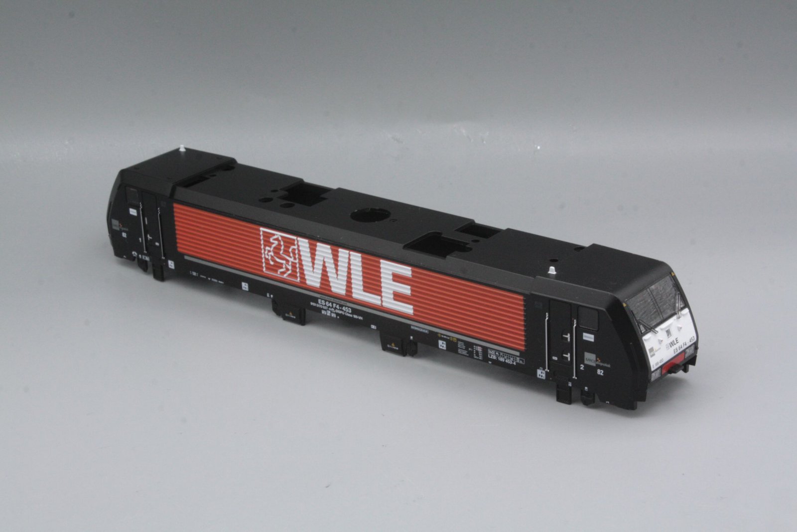Ersatzteil Piko 189 Gehäuse WLE schwarz / orange  MRCE Dispolok