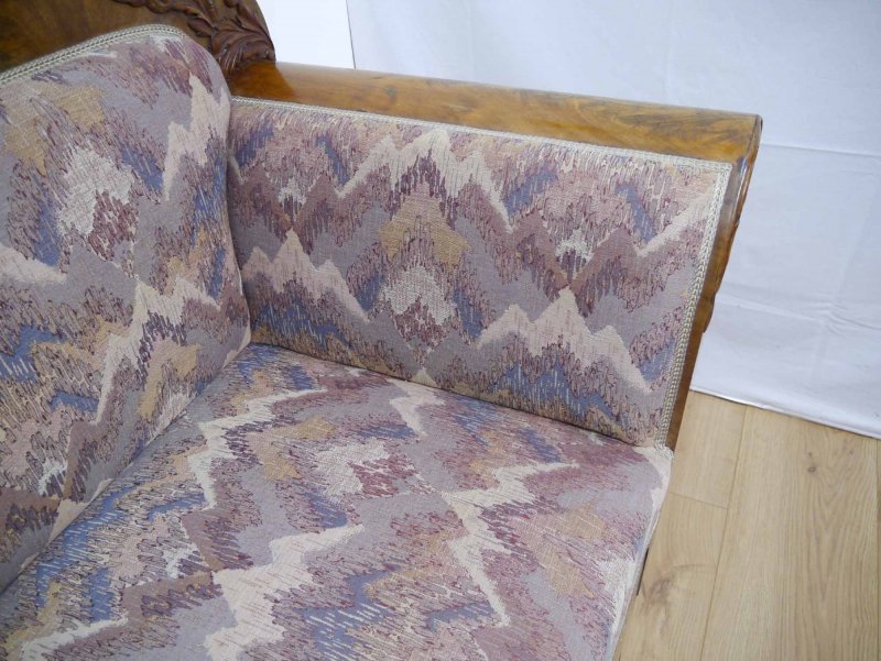 Biedermeier Sofa Mahagoni neu bezogen um 1830 | eBay