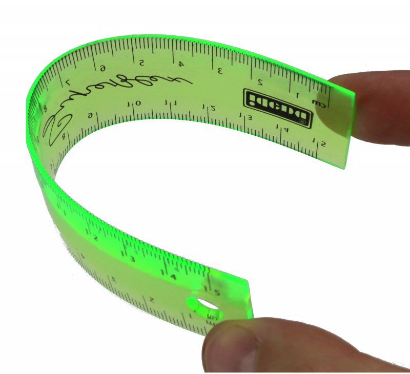 10x Stylex Lineal 30cm biegsam flexibel