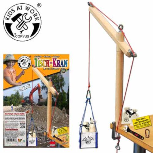 CORVUS Tischkran Bausatz mit Zwinge Seilzug Big-Pack & Zubehör
