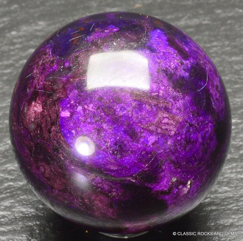 Sugilite Richterite Bustamite Sphere Sugilith Richterit Edelstein Kugel ...