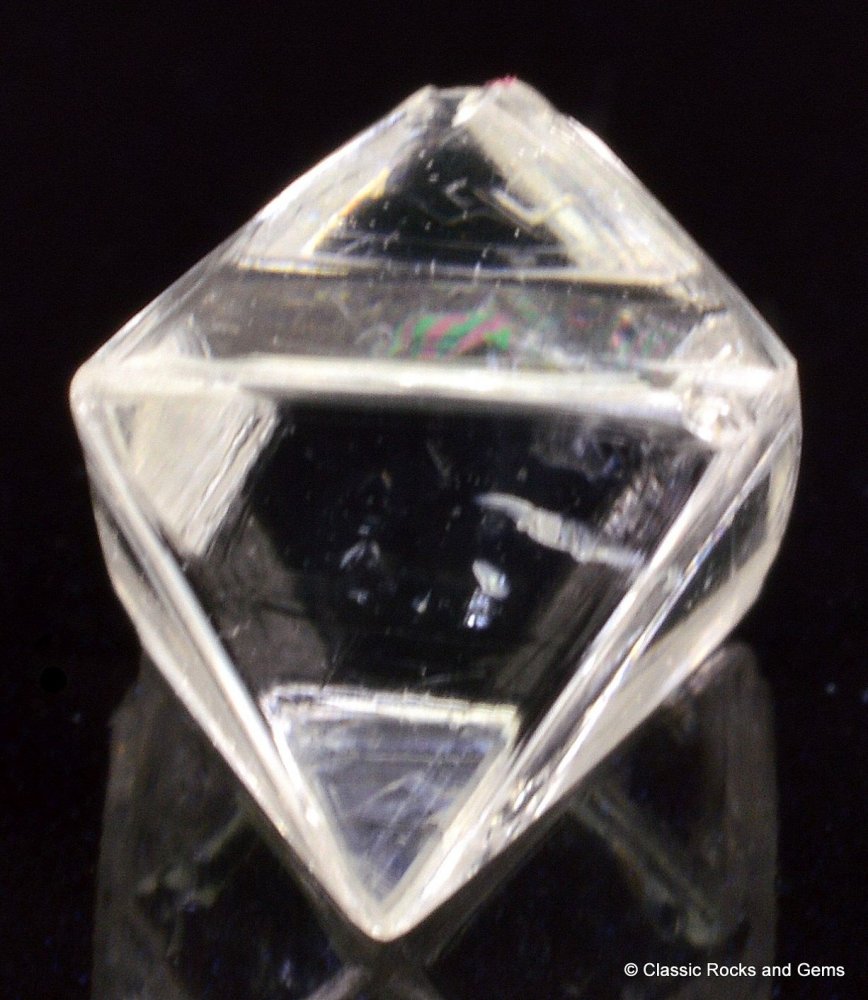 Diamond Natural Octahedra Clear Crystal Kimberley Certified 0.80ct 6 ...