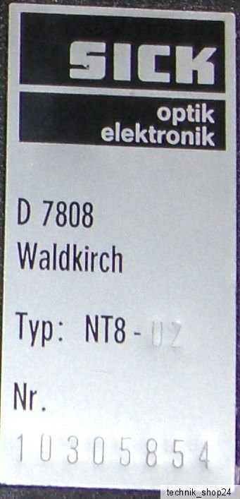 Sick Optik Elektronik D7808 NT8-02 Contrast Scanner Sensor NT802