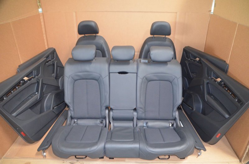 Audi Q5 FY Lederausstattung Leder Sitzausstattung Schwarz Leather Seats