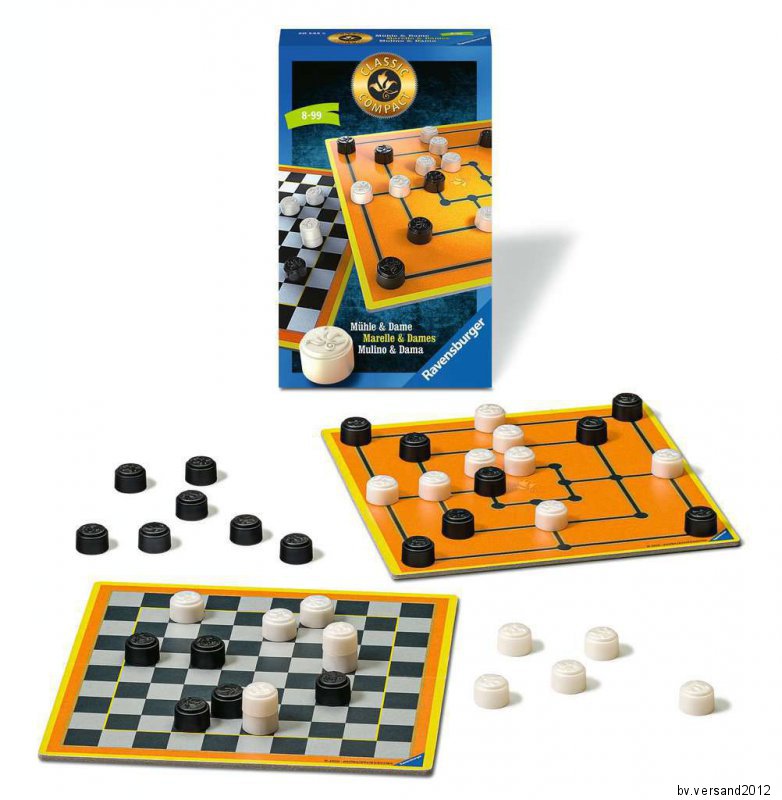 MÜHLE UND DAME RAVENSBURGER 20545 CLASSIC COMPACT NEU//OVP