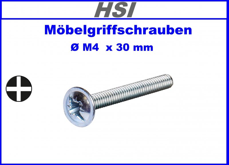 Knöpfe M4 x 16 mm Möbel-Griffschrauben für Griffe Menge wählbar