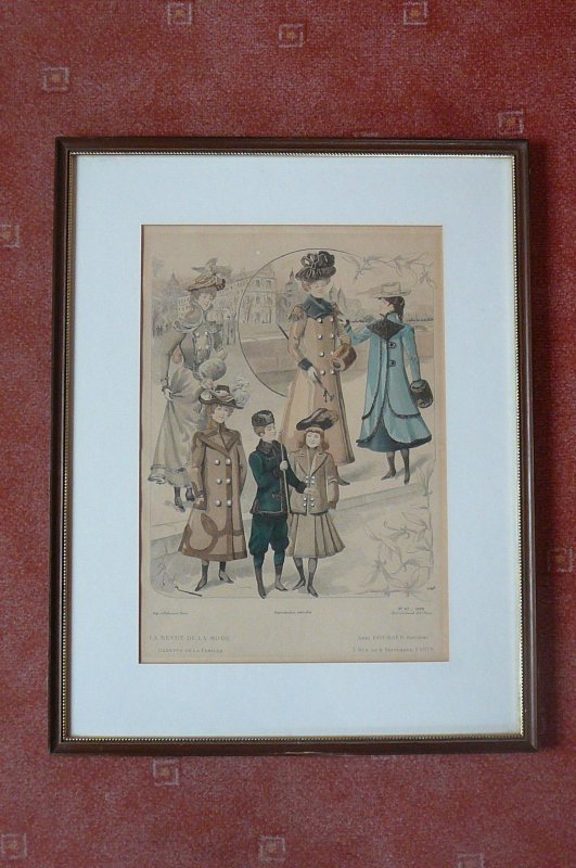 La Revue de la Mode - Kupferstich aus Paris 1899 | eBay.de