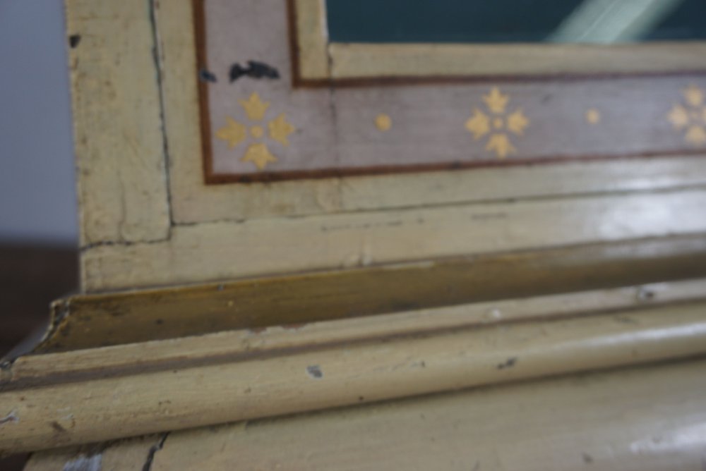 Barock Wandschrank Kirche Hostien Madonna Hausaltar süddeutsch vor 1800