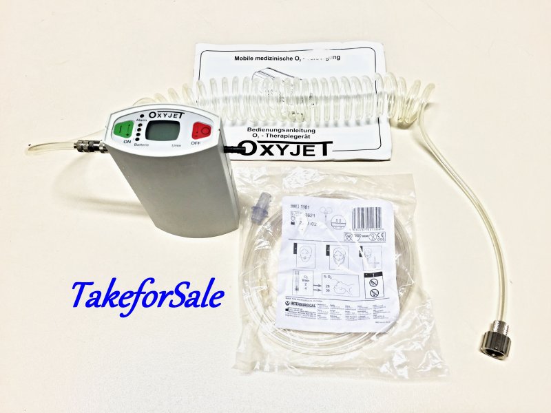 Oxymed Oxyjet Sauerstoff - Sparsystem incl. Zubehör Sauerstoffgerät ...