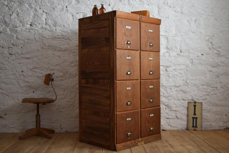 Hängeregistratur Schrank Büroschrank Loft Aktenschrank Antk