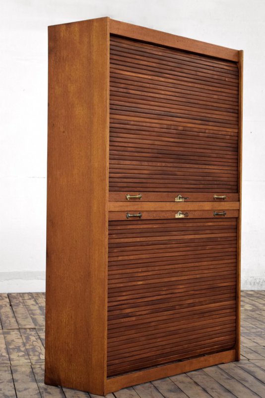 Rolladenschrank Antik Rollladenschrank Holz Alt Büroschrank Loft