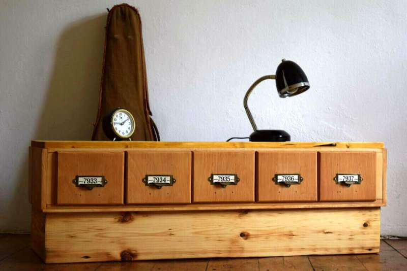 Sideboard Vintage Kommode Loft Schrank Schubladenschrank Anrichte Holzschrank