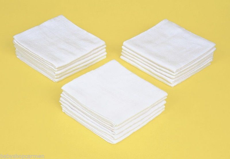 Sunnybaby Moltontücher 40 x 40 cm oder 80 x 80 cm Spucktuch Moltontuch *NEU*