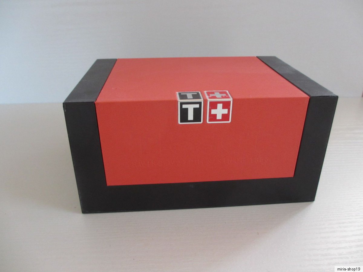 TISSOT Uhrenbox Etui Box Schachtel rot schwarz 2007/08 ...