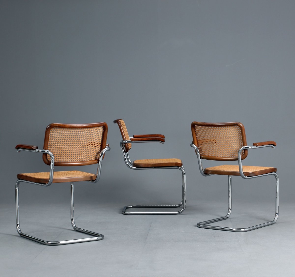 S64 Freischwinger Bauhaus Klassiker Stuhl Braun Breuer Chair
