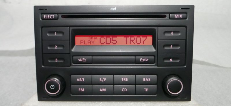 VW Factory CD Car Radio Rcd 200 MP3 + CODE > Sharan Fox