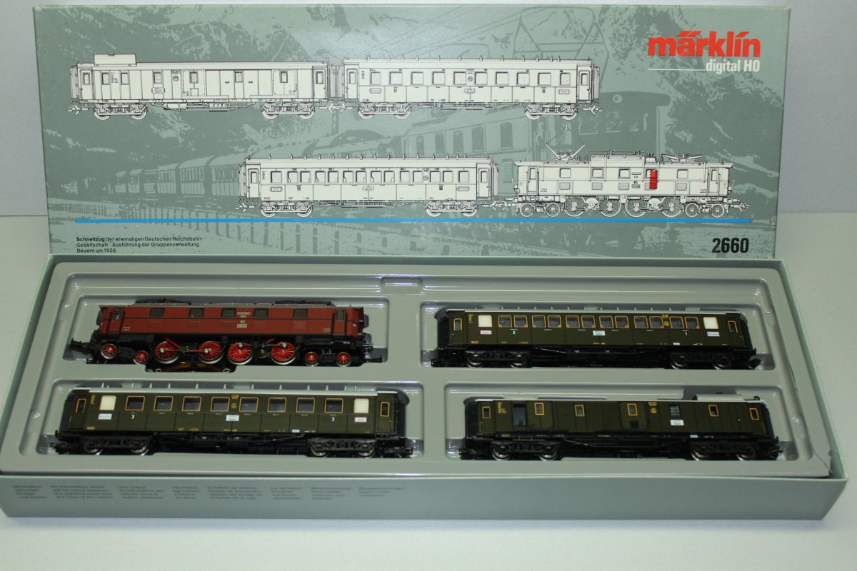 nuevo en OVP Märklin 46401 vagones-set DRG