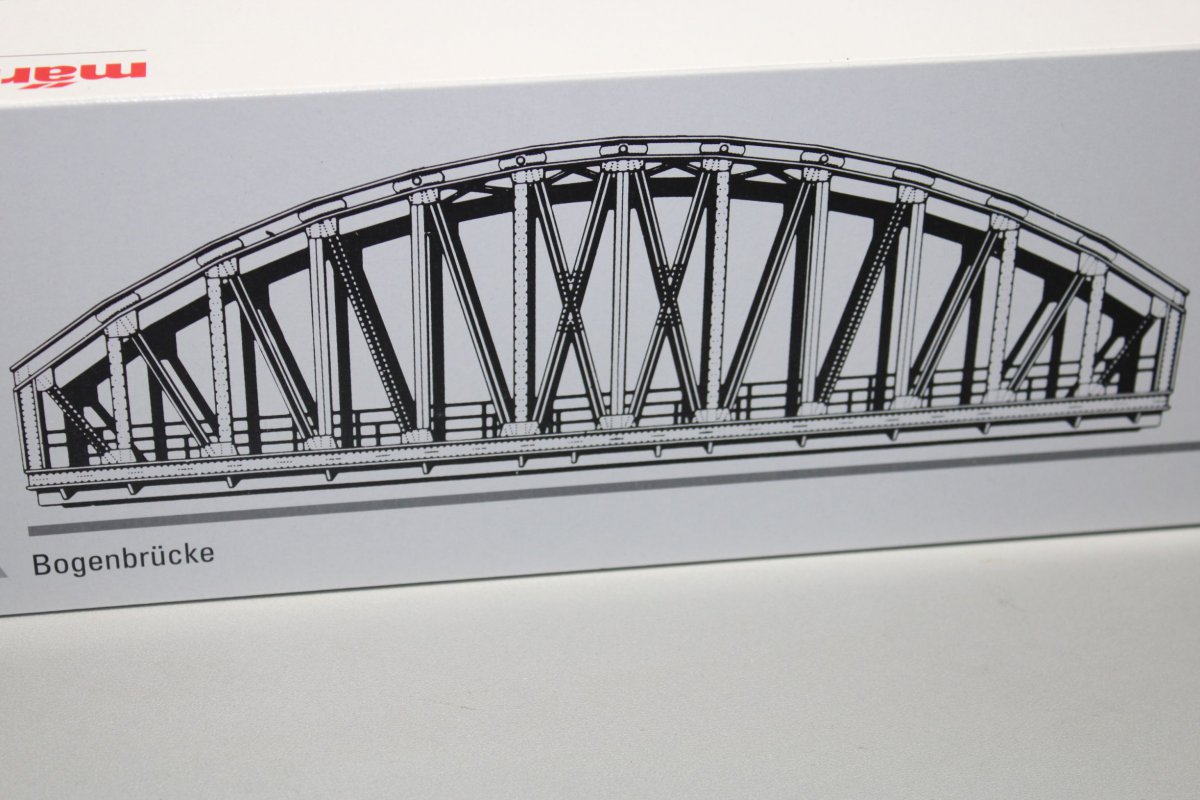 Märklin 7263 curved bridge straight gauge H0 OVP | eBay