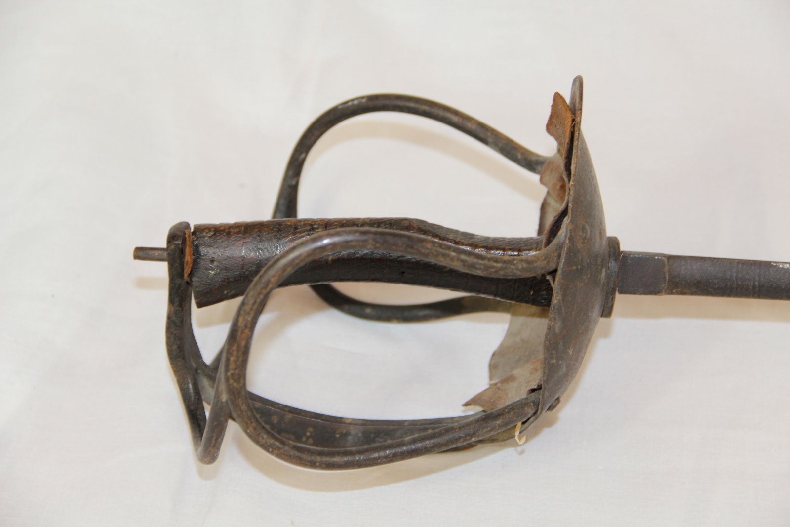 Schläger Korbschläger Studentika Verbindung Mensur vor 1900 eGun