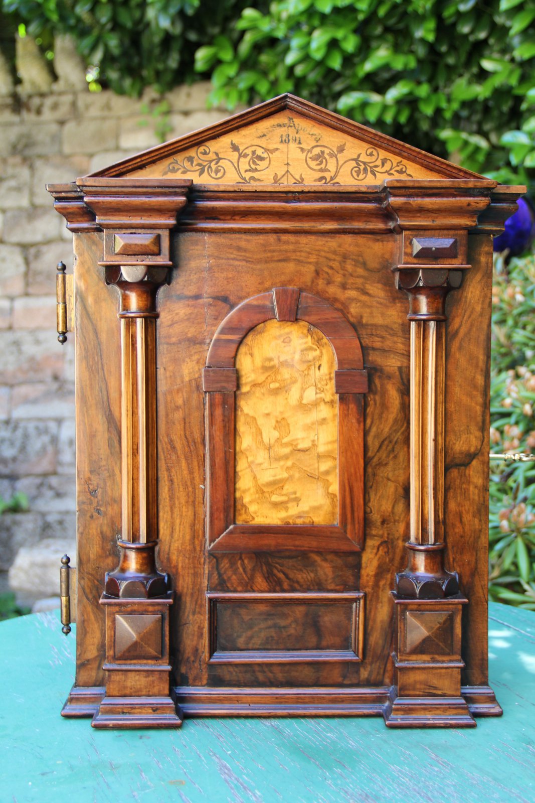 Hausapotheke Reiseapotheke 1891 Intarsien Einlegearbeiten