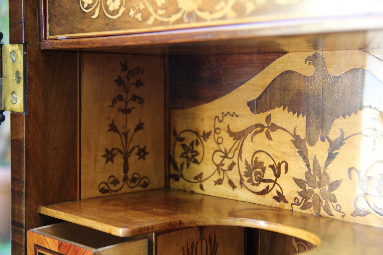 Hausapotheke Reiseapotheke 1891 Intarsien Einlegearbeiten