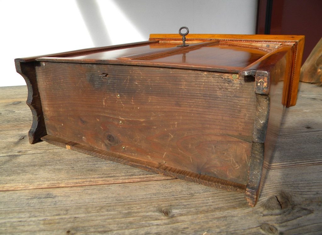 1830 orig. Biedermeier KIRSCHE MODELLSCHRANK MINIATURMÖBEL