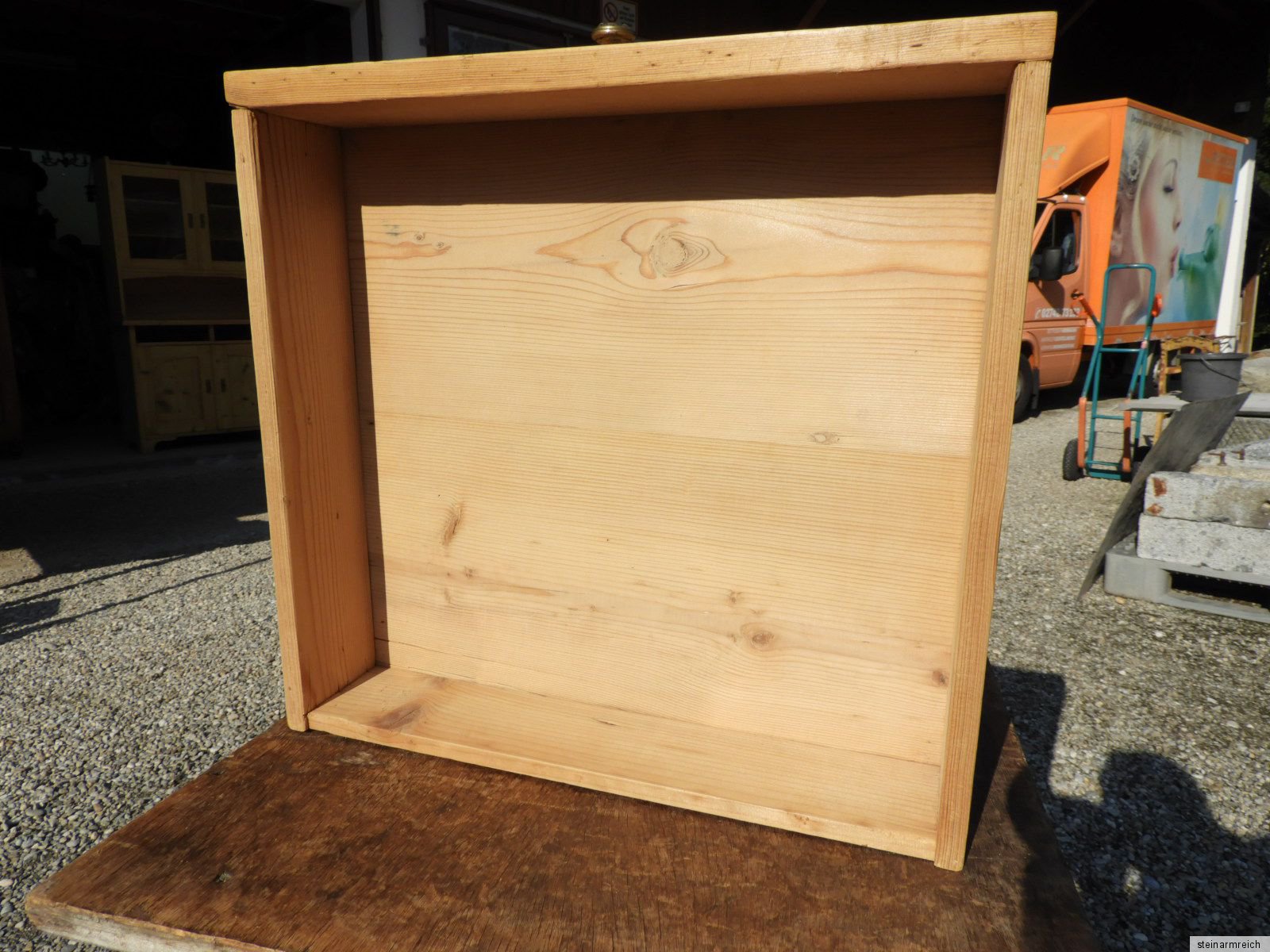 c.1915 JUGENDSTIL KÜCHENSCHRANK KREDENZ Buffet Küchenbuffet Weichholz