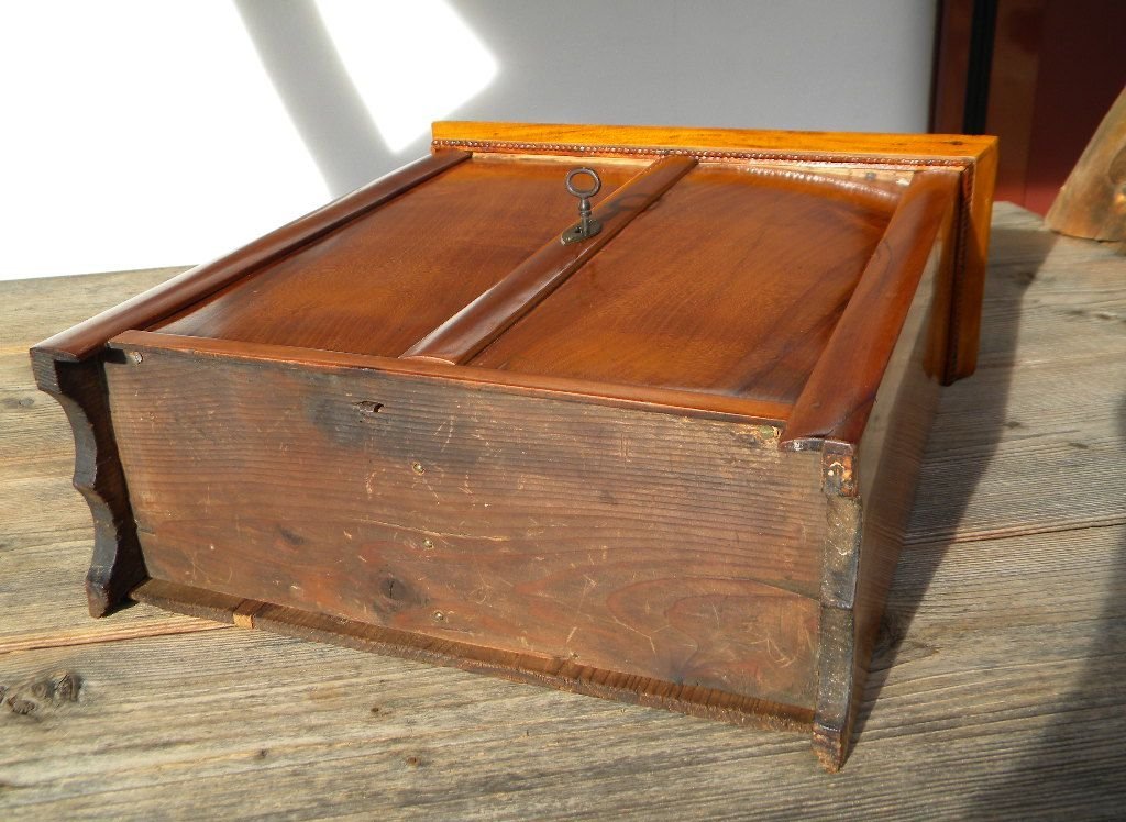 1830 orig Biedermeier KIRSCHE MODELLSCHRANK MINIATUR MÖBEL